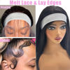 Picture of XConstellation Elastic Bands for Lace Frontal Wigs and Edges - Adjustable Edge Wrap with Magic Buckle, Melting Band to Lay Edges and Keep Wig Grip - 2 Pcs Wig Accessories