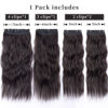 Picture of Hair Extensions for Women,26 inch Highlight Hair Extensions Ponytail, Long Drawstring Ponytail Extension, Soft Synthetic Pony Tails Hair Extensions (Deep Red with Wheat Germ Blonde)