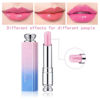 Picture of evpct 3Pcs Peach Strawberry Orange Color Changing Change Lipstick Lip Balm Set for Women Korean Magic Lipstick Color Change Changing Lip Tint Tinted Stain Balm Long Lasting Waterproof Crystal Lipstick