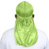 Picture of ForceWave Silky Durag for Men Wave Cap Satin Dorag for Men Women 360 Wave (Lime Green)