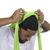 Picture of ForceWave Silky Durag for Men Wave Cap Satin Dorag for Men Women 360 Wave (Lime Green)