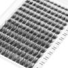 Picture of WONSIS Self Adhesive Eyelashes, 156 Pcs Self Adhesive Eyelash Clusters, No Glue Needed, Invisible 2-Strip Tape - Longer Lasting, No Sticky Residue Pre Glued Eyelashes (Volume-Mixed)