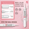 Picture of Curvlife 10g Semi Solid Nail Glue Gel with 5ml Nail Glue Remover Pen, No Need for Uv Light, Gel Glue for Press On Nails, Nail Glue Remover for Nails, Click&Remove Pen