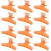 Picture of Ondder Hair Clips for Styling - Orange Butterfly Claws Clamps Pro Salon Clips for Cutting, Coloring, and Hair Accessories for Women Girls