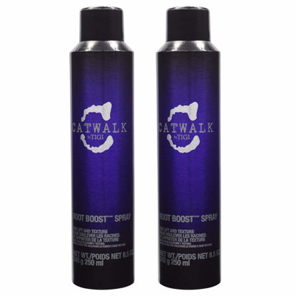 Picture of Catwalk by TIGI Root Boost Spray Foam - Directional Mousse for All Hair Types - For Lift & Texture - For All Hair Types - Finish on Wet Hair & Blow Dry - Premium Hair Care Products - 8.1 oz (2 Pack)