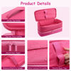Picture of Travel Carrying Case for Hair Dryer for Shark Flexstyle Double-Layer Hair Accessories Tools Storage Bag for Revlon Hairdryer Styler Organizer (P-PINK)