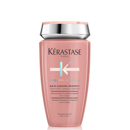Picture of Kerastase Chroma Absolu Chroma Respect Shampoo | For Sensitized or Damaged Color-Treated Hair | Protects and Hydrates | Fine To Medium Hair | With Glycerin and Hyaluronic Acid | 8.5 Fl Oz