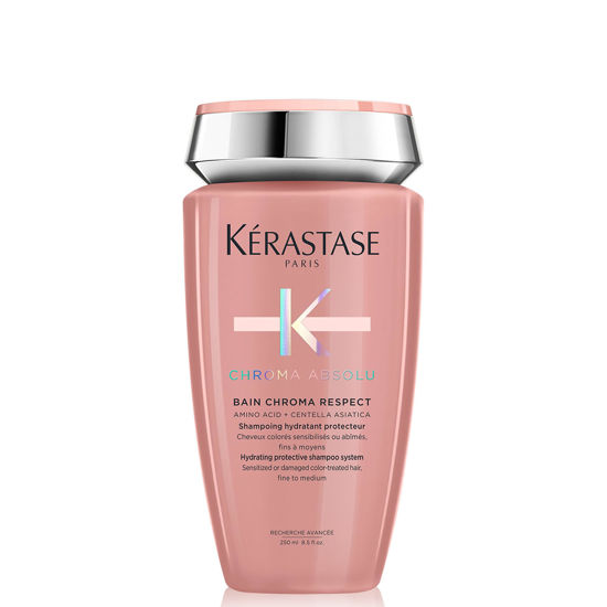 Picture of Kerastase Chroma Absolu Chroma Respect Shampoo | For Sensitized or Damaged Color-Treated Hair | Protects and Hydrates | Fine To Medium Hair | With Glycerin and Hyaluronic Acid | 8.5 Fl Oz