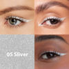 Picture of evpct 1Pcs Silver Color Gel Glitter Eyeliner Pencils Set for Women Waterline Waterproof Smudge Proof lapiz de ojos delineador de ojos contra el agua Eye Liner Makeup,05# Silver