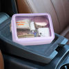 Picture of PACKISM TSA Approved Toiletry Bag - Amazing Color-Edged Clear Makeup Bag, 3 Pack in Spacious Space, Reusable Clear Toiletry Bags with Great Value, Purple