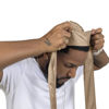 Picture of ForceWave Silky Durag for Men Wave Cap Satin Dorag for Men Women 360 Wave (Champagne)