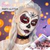 Picture of DAGEDA Halloween Body Glitter Gel, Face Glitter Body Gel Sequins Shimmer, Halloween Decor Makeup Chunky Glitter for Face Hair Nails, Holographic Cosmetic Laser Powder Festival Glitter Makeup 50ml