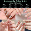 Picture of Short Round Oval Nail Tips, 216pcs Acrylic Fake Nails Soft Gel X Nail Tips, Full Cover Pre-Shaped Matte Clear Press on Nails for Extension, Diy at Home Manicure 12 Sizes