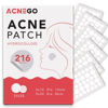 Picture of 216 Counts Pimple Patches for Face, Hydrocolloid Acne Patches Zit Patches for Face Acne Spot Treatment Patch Cystic Acne Treatment Stickers Blemish Hydrocolloid Patches for all Skin Type