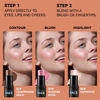 Picture of 3Pcs Cream Contour Stick Makeup Kit, Shades with Highlighter Stick, Blush Stick and Bronzer Contour Stick for Sculpt the Cheeks, Long Lasting, Waterproof, Matte & Dewy Finish (LIGHT MEDIUM)