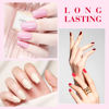 Picture of CANNI Pink Gel Nail Polish Set 6 Colors, Hot Pink Light Bright Pink Magenta Tones Craze Nail Art Design at Home DIY Soak off UV LED Manicure French Nail Salon