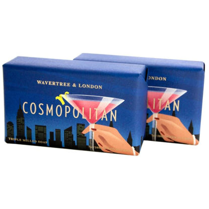 Picture of Wavertree & London Cosmopolitan Scented Natural Soap (2 Bars), 7oz Moisturizing French Triple Milled Soap Bars enriched with shea butter - Pure Plant Oil Bath & Body Soap for All Skin Types