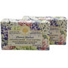 Picture of Wavertree & London Flower Market Scented Natural Soap (2 Bars), 7oz Moisturizing French Triple Milled Soap Bars enriched with shea butter - Pure Plant Oil Bath & Body Soap for All Skin Types