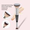Picture of Daubigny Makeup Brushes Dual-ended Pro Foundation Brush Concealer Brush Perfect for Any Look Premium Hair Flat Top Flawless Brush Ideal for Liquid, Cream, Powder,Blending, Buffing,Concealer