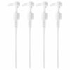 Picture of 4-Pack Liter 33.8 oz Shampoo Conditioner Pump Dispenser | Fits Most Leading Brands of Liter Shampoo and Conditioner Containers with a 1-inch Diameter Opening | White | 4cc per Pump | by Geti Beauty