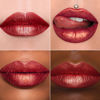 Picture of MAKI YIKA Red Lipstick for Women Metallic Lipsticks Glitter Long Lasting Lipstick No Smudge No Transfer Shimmer Liquid Lip Gloss (BR06 Dangerous)