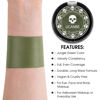 Picture of UCANBE Jungle Green Face Body Paint Makeup Foundation, Non-Toxic Cream Greasepaint, Face Painting Kit for for Kids & Adult Halloween Parties, Monster Witch Orcs Hulk Camo Hunting SFX Cosplay Costumes