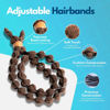 Picture of Bunzee Bands - Thick Hair Ties for Natural Hair - Curly Hair Accessories for Women - Patented Adjustable Hair Ties for Thick Hair - Perfect for Ponytails, Pineapple Buns, Soft Locs, Dreads & Afro Puffs