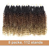 Picture of Goddess Box Braids Crochet Hair With Curly Ends 16 Inch Bohomian Box Braids Crochet Braids 8 Packs 3X Crochet Braids Synthetic Braiding Hair Extension for Black Women (16 Inch (Pack of 8), 4-30-27)……
