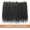Picture of Goddess Box Braids Crochet Hair With Curly Ends 22 Inch Bohomian Box Braids Crochet Braids 8 Packs 3X Crochet Braids Synthetic Braiding Hair Extension for Black Women(22 Inch (Pack of 8), #2)…