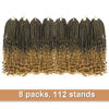 Picture of Goddess Box Braids Crochet Hair With Curly Ends 12 Inch Bohomian Box Braids Crochet Braids 8 Packs 3X Crochet Braids Synthetic Braiding Hair Extension for Black Women (12 Inch (Pack of 8), T27)…