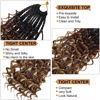 Picture of Goddess Box Braids Crochet Hair With Curly Ends 10 Inch Bohomian Box Braids Crochet Braids 8 Packs 3X Crochet Braids Synthetic Braiding Hair Extension for Black Women(10 Inch (Pack of 8),T1B 30 33)………
