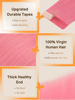 Picture of DOORES Human Hair Tape in Extensions, Light Pink Tape in Hair Extensions, Real Human Hair Natural Tape in Extensions Straight Hair, 25g 10pcs 18 Inch