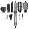 Picture of 7MAGIC Hair Dryer Brush & 6 in 1 Hair Styler, Silver, 110 Volts, 1200 Watts, Ionic Technology, Fast Drying, Multi Styler for Straight, Wavy, Curly, and Coily Hair