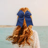 Picture of Jumbo Bow Clip with Tails-Navy
