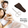 Picture of Solingen Curved Cuticle Scissors - Precision German Steel for Manicure & Pedicure, Eyebrow & Eyelash Grooming, Extra Sharp with Premium Storage Case