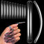 Picture of XXXXL Extra Long Nail Tips, BORNBYME 100Pcs Clear Curve Nail Tips Acrylic Full Straight Nail Tip