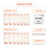 Picture of Heyhae Semi Cured Gel Nail Strips | Sun Cured Gel Nail Wraps No LED Lamp Needed Easy Apply & Remove | Includes 28 strips, 1 Prep Pad, 1 Nail File & 1 Wooden Stick - Hey, Sleepover Tonight?