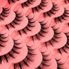 Picture of Manga Lashes Yasnai Wispy Natural Look Lashes Anime False Eyelashes Cat Eye Volume Lashes Fake Lashes 13mm Spiky Korean Japanese Asian Cosplay 3D Eye Lashes 7 Pairs Pack