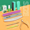 Picture of TsMADDTs Cuticle Pusher Nail File Kit, Nail Buffers and Files with 3 Files, 2 Buffering Blocks, 2 Polishing Buffers, Cuticle Nippers, Pusher and Oil