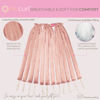 Picture of Octocurl Heatless Hair Curler - No Headband Octopus Curler - Overnight Curls for Long Hair (Satin - Pink)