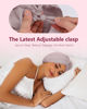 Picture of HFRHTGY Adjustable Silk Satin Hair Bonnet for Sleeping, Double Layer Hair Wrap Sleep Cap Turban for Women Men, Curly Straight Long Large Braid Unisex (Stone Brown 20)