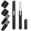 Picture of Chumia 2 Pcs Electric Eyebrow Trimmer Women Precision Face Razors Mini Shaver with Comb Christmas Women Gift Battery Operated Personal Epilator for Face Neck Fuzz Lips Leg(Black)