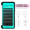Picture of VAVALASH Cashmere Easy Fan Lashes 0.03 0.05 0.07 C/CC/D/DD Volume Lash Extensions 8MM-20MM Matte Black Self Fanning Eyelash Extensiones, Professional Supplies for Lash Artists (D-0.05,18mm)