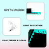 Picture of VAVALASH Cashmere Easy Fan Lashes 0.03 0.05 0.07 C/CC/D/DD Volume Lash Extensions 8MM-20MM Matte Black Self Fanning Eyelash Extensiones, Professional Supplies for Lash Artists (D-0.05,18mm)