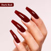 Picture of Imtiti Gel Nail Polish, 0.5 Fl Oz Dark Maroon Red Gel Polish Soak Off LED U V Nail Gel Polish Burgundy Gel Nail Polish DIY Nail Art Starter Manicure Salon Gel Nail Kit Women Girls