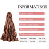 Picture of Braiding Hair Extensions,#P33/30 Bouncy Synthetic French Curl Braiding Hair Extensions 75g/pack French Curly Crochet Hair Extensions 24Inch (8Pack,P33/30)