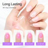 Picture of Gelike EC Gel Nail Glue UV Light: 6 in 1 Adhesive Gel Nail Polish, Strong Nail Glue for Press On Nails Nails Acrylic Tips, Long Last Gel x Nail Kit Gel x Nail Glue Gift for Home Salon Beginner DIY