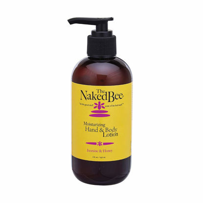 Picture of The Naked Bee Nourishing Body Lotion for All Skin Types (8 oz) Moisture Replenishing Lotion for Dry Skin with Jasmine & Honey