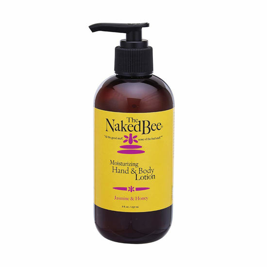 Picture of The Naked Bee Nourishing Body Lotion for All Skin Types (8 oz) Moisture Replenishing Lotion for Dry Skin with Jasmine & Honey