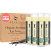 Picture of USDA Organic Lip Balm - USA Made & All Natural, Beeswax Vanilla Chapstick for Dry Lips, Valentines Day Gifts for Women, Birthday Gifts for Her & Him, Hydrating Lip Balm Beauty Gifts, Natural Chapstick